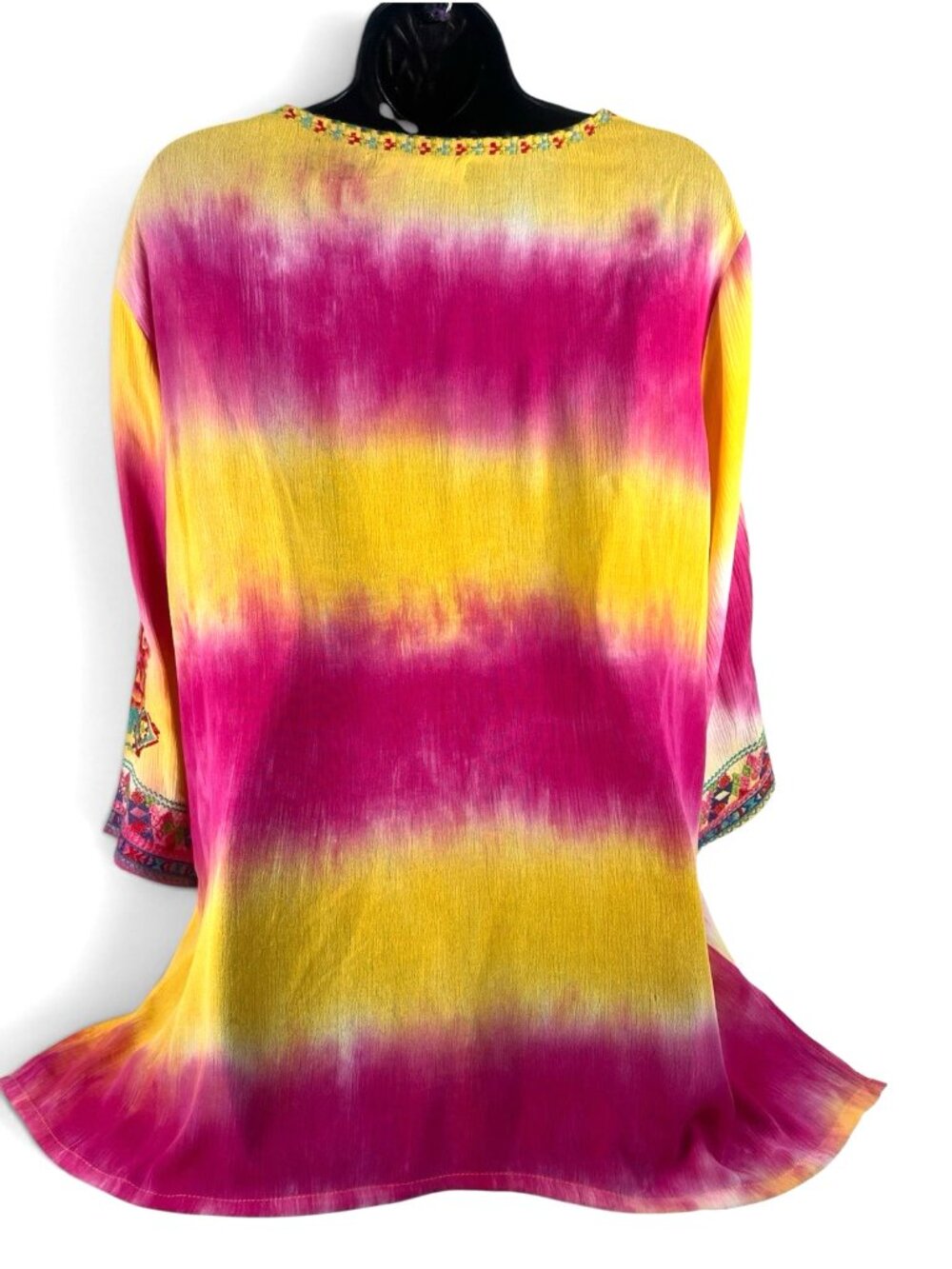 Caleaas Embroidered Boho Festival Tunic size Large - Picture 3 of 9